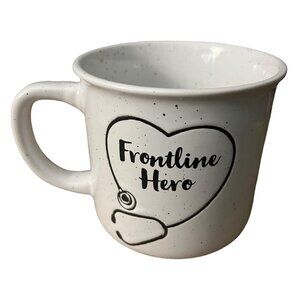 Eccolo Frontline Heros Nurse Doctor‎ EMT Ceramic Coffee Mug 16oz White